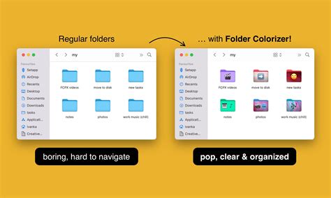 Folder Colorizer: Change your Mac folder color, bring life to macOS folders