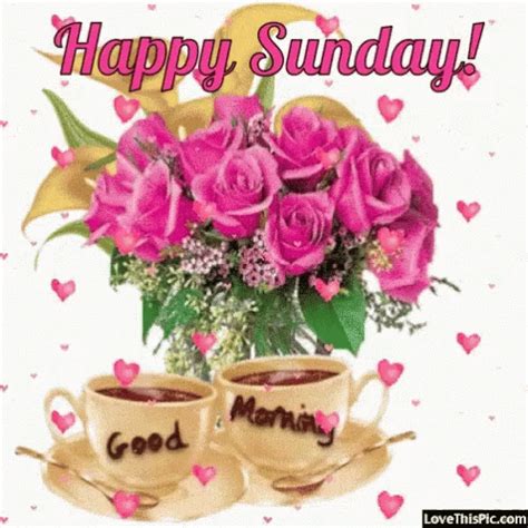 Good Morning Happy Sunday GIF - Good Morning Happy Sunday Heart ...