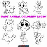 Free Printable Baby Animal Coloring Pages For Kids sketch template