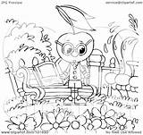 Royalty Free Rf Clipart Illustration Of A Coloring Page Sketch  sketch template