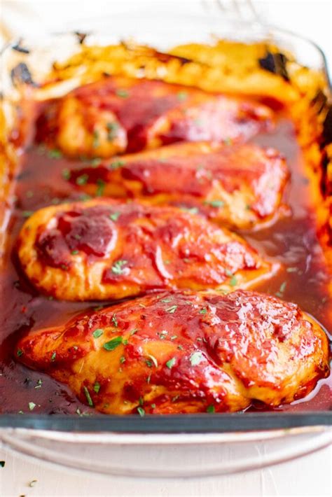 Easy Baked BBQ Chicken Breast Recipe (Oven Barbecue Chicken)