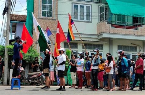 Myanmar Protesters March Three Months After Coup; U.N. Warns of 'Standstill' | World News | US News