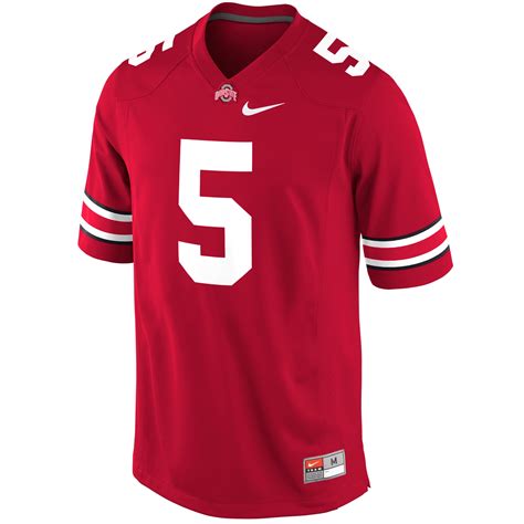 Nike Ohio State Buckeyes #5 Game Football Jersey - Scarlet - CBSSports ...