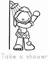 Daily Routine Coloring Pages  Free Printable For Kids sketch template