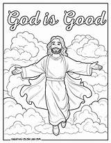 Printable God Coloring Pages sketch template