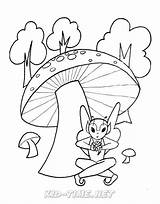 Enchanted Forest Coloring Page sketch template