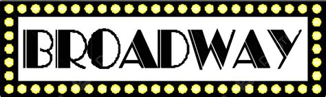 Broadway Text Theatrical Variation Sparkling Vector, Theatrical ...