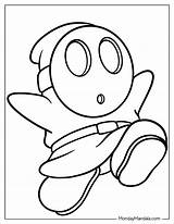 20 Shy Guy Coloring Pages Free PDF Printables sketch template