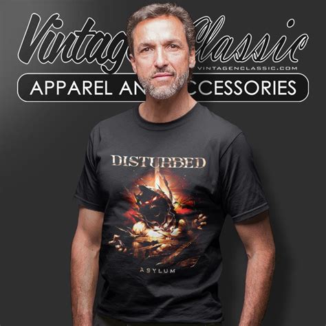 Disturbed Asylum Album Shirt - Vintagenclassic Tee