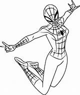 Gwen Spidergirl Sketch Coloring Page sketch template