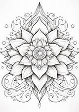 Premium Photo  Soul Harmony Artistic Black And White Coloring Book sketch template
