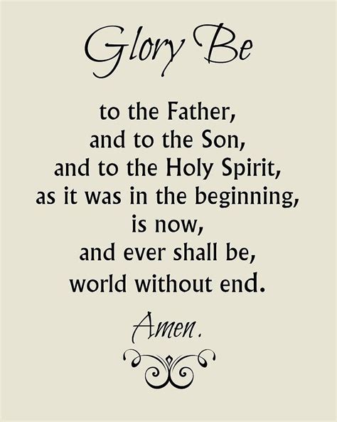 Glory Be To The Father Digital Art by Classically Printed - Pixels