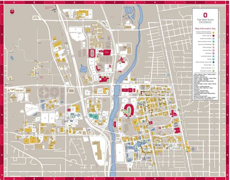 Columbus state university map - Map of Columbus state university (Ohio ...