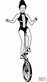 Unicycle coloring Page  Free Printable Coloring Pages sketch template