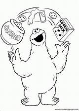Coloring Pages Of Cookie Monster  Home sketch template