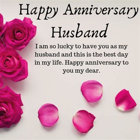 Sweet Anniversary Wishes for Husband | Happy anniversary husband, Happy wedding anniversary ...