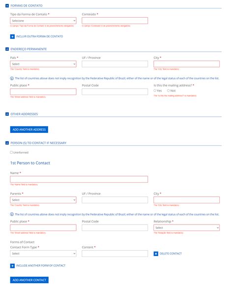 Guide for Requirements to lodge application forms, filling and process in 2024 for Brazil