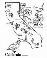 California Regions Coloring Pages sketch template