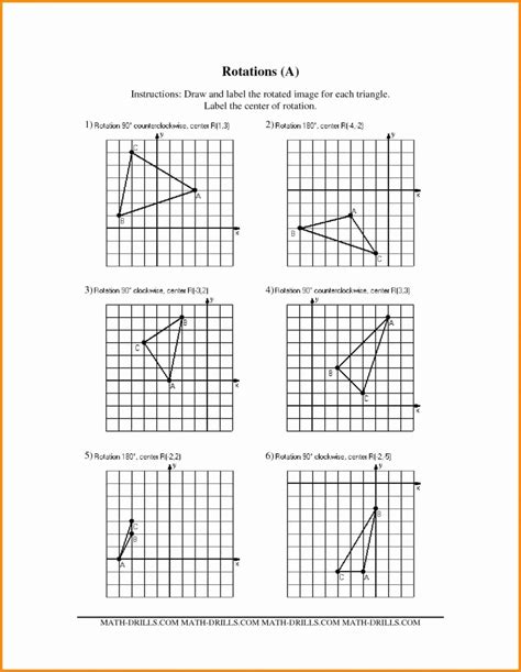 Dilations Worksheet With Answers