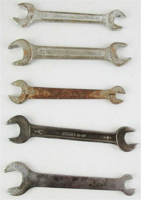 Vtg Wrench Lot Gedore HM & Unbranded 9/16'', 1/2'', 14mm, 17mm, 12mm, 10mm #UnbrandedHedoreHM ...