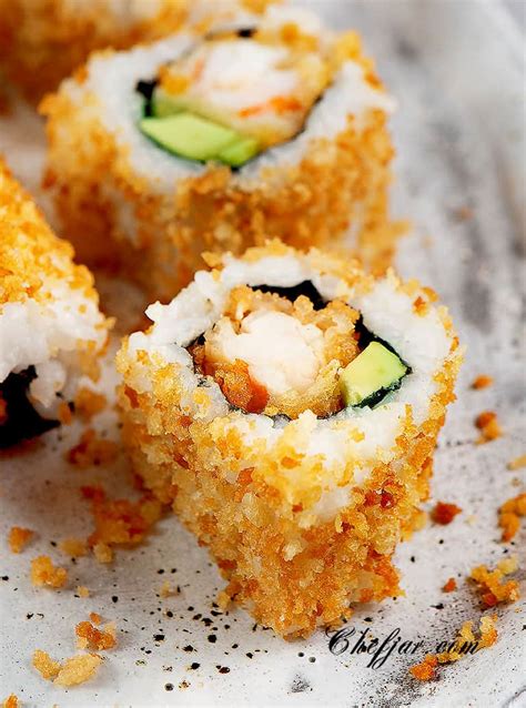 Crunchy Roll Sushi Recipe (California Roll) - Chefjar