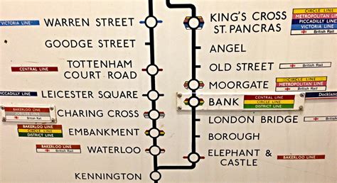 Transit Maps: Photo: Old London Underground Northern Line Map