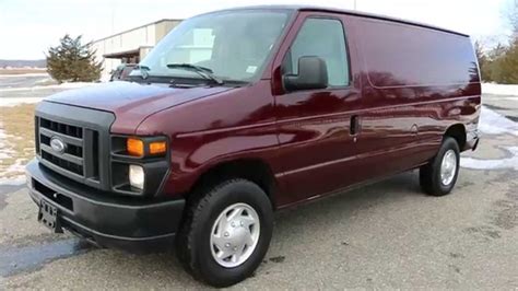 2010 Ford E250 Econoline Cargo Van For Sale~Pwr Locks/Windows~Bins/Shelving~Royal Red Metallic ...