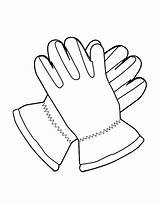 Online coloring Pages gloves Poisk sketch template