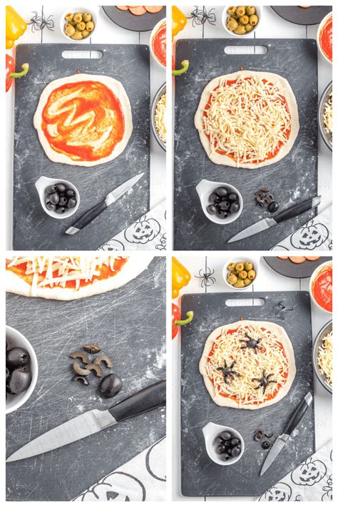 Halloween Pizza Make Your Own Halloween Pizza a Fun Party Activity.