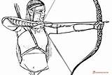 Archer Coloring Pages At GetDrawings  Free Download sketch template