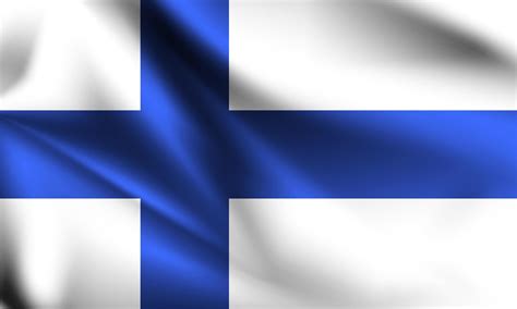 Finlandia bandera 3d 1228972 Vector en Vecteezy