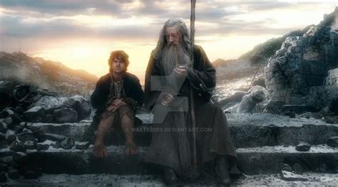 Bilbo Baggins and Gandalf by MasterDes on DeviantArt