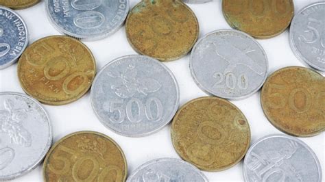 Premium Photo | Collection of indonesian currency coins