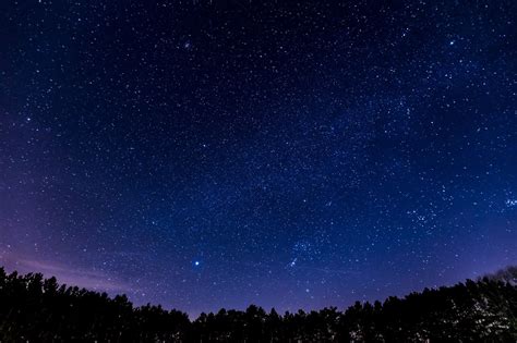 night sky full of stars and constellations as seen from laton, ocean of ...