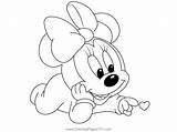 Minnie Mouse Mickey Coloring Page For Kids  Free sketch template
