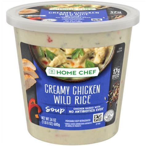 Home Chef Chicken Wild Rice Soup, 24 oz - Harris Teeter