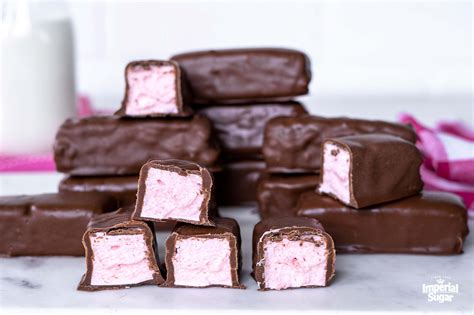 Copycat Strawberry Three Musketeers Candy Bar | Imperial Sugar