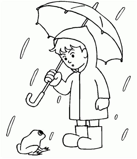 Umbrella Coloring Pages For Kids - Coloring Home