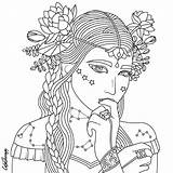 Coloring Pages Printable People sketch template
