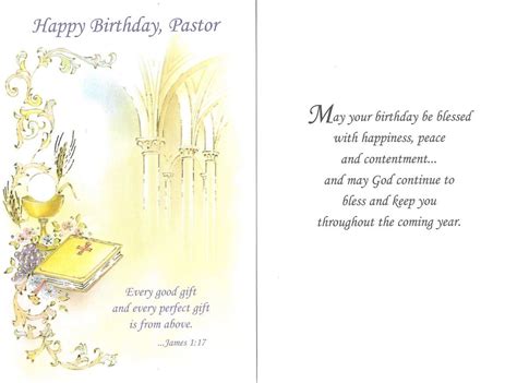 Birthday Card - Pastor – National Shrine of St. Dymphna