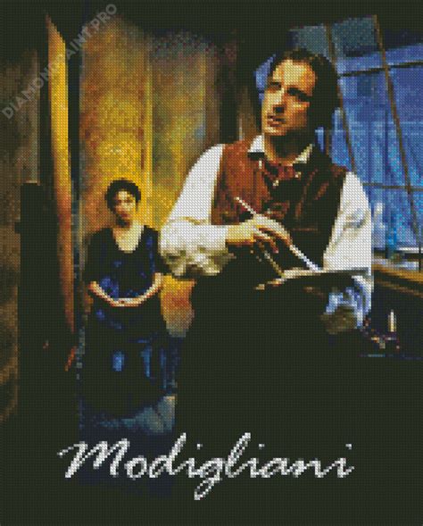 Modigliani Movie Poster - Diamond Painting - DiamondPaint.PRO