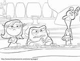 Coloring Inside Pixar Pages Disney House Printable Fear Colouring  sketch template