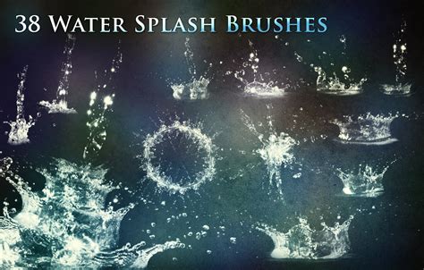 38 Water Splash Brushes by XResch on DeviantArt