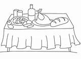 Easy Dining Table Coloring Page Free Printable Colori  Vrogueco sketch template