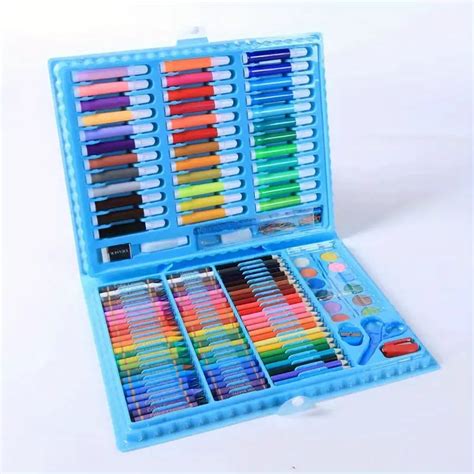 Crayon Oil Pastel Watercolor Brush Gouache Gift Painting Set - Temu