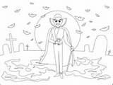 Vampire coloring Pages  Free Coloring sketch template