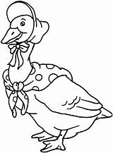 Goose Coloring Page sketch template