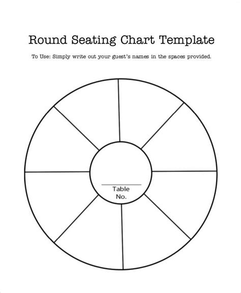 FREE 16+ Seating Chart Templates in Illustrator | InDesign | MS Word ...