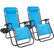 Patio Zero Gravity Lounge Chair 2 Pack Recliner for Outdoor Funiture W ...