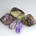 Tumbled Charoite B quality (Charoite metaphysical meaning)